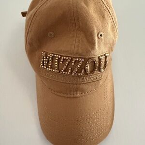 Ebbets Field Flannels Tan Cap with Gold Embellishments